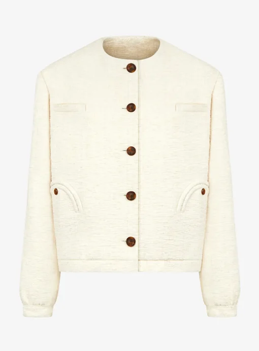 Blazer bomber offwhite | DELSCHER. Fashion