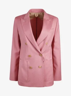 Blazer mantide roze | DELSCHER. Fashion