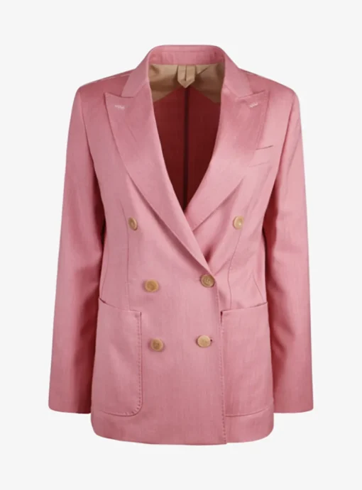 Blazer mantide roze | DELSCHER. Fashion