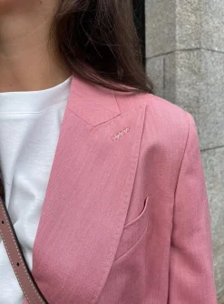 Blazer mantide roze | DELSCHER. Fashion