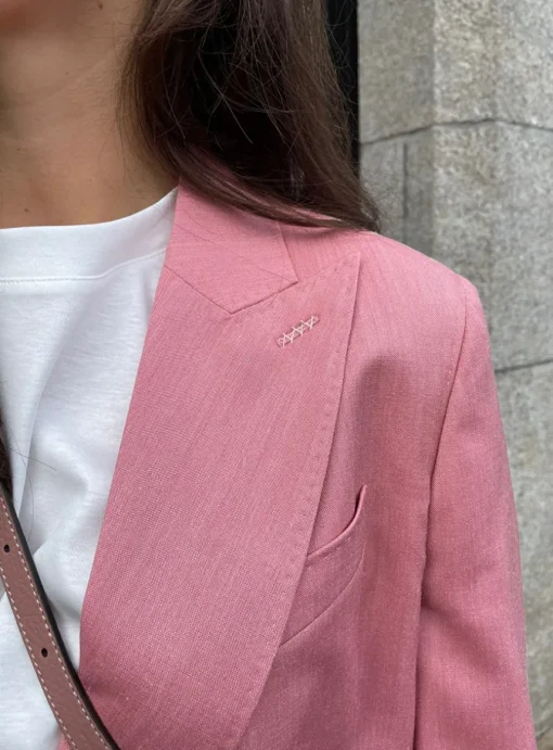 Blazer mantide roze | DELSCHER. Fashion