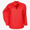 Blouse Andy rood | DELSCHER. Fashion