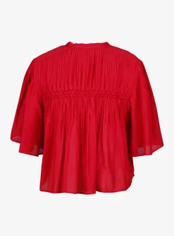 Blouse destiny rood | DELSCHER. Fashion