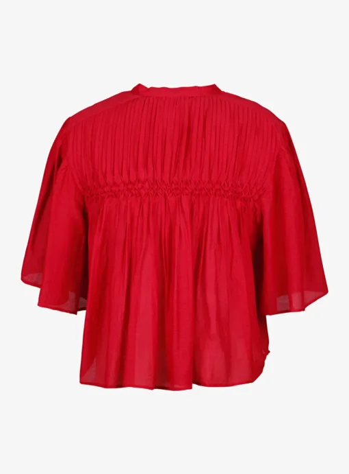 Blouse destiny rood | DELSCHER. Fashion