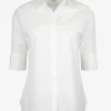 Blouse donatella wit | DELSCHER. Fashion