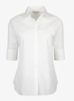 Blouse donatella wit | DELSCHER. Fashion