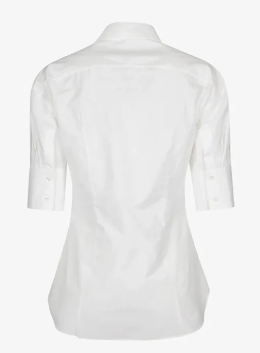 Blouse donatella wit | DELSCHER. Fashion