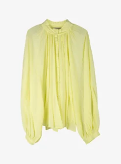 Blouse geel | DELSCHER. Fashion