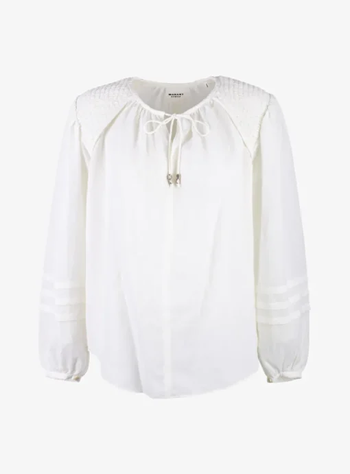 Blouse lamaya offwhite | DELSCHER. Fashion