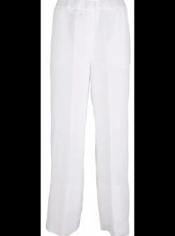 Broek linnen wit | DELSCHER. Fashion