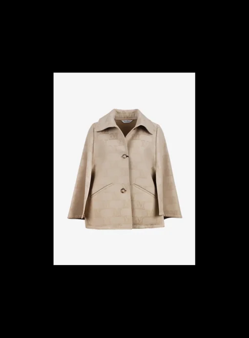Cape Pirania camel MM logo | DELSCHER. Fashion