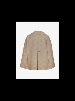 Cape Pirania camel MM logo | DELSCHER. Fashion