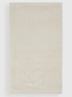 Chalk handdoek beige zig ziag | DELSCHER. Fashion