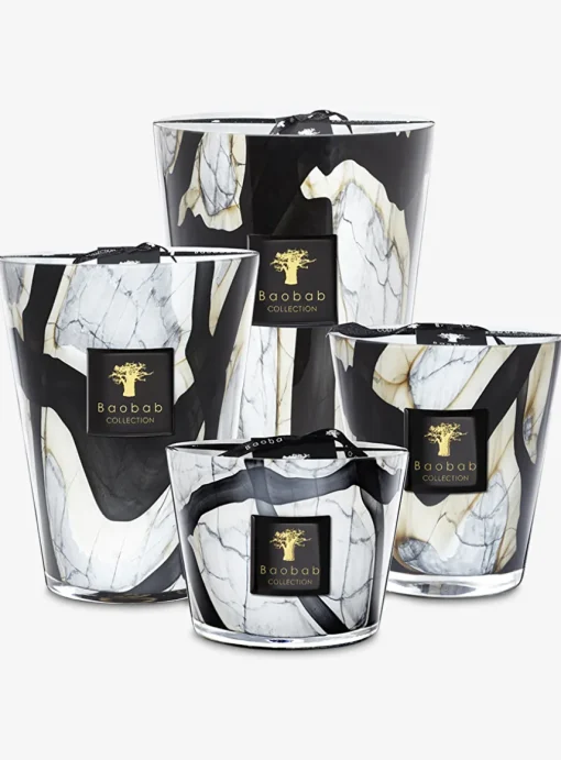 geurkaars max35 Marble stones | DELSCHER. Fashion