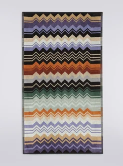Handdoek Giacomo zigzag 165 70cmx115cm | DELSCHER. Fashion