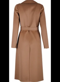 Jas double breasted camel | DELSCHER. Fashion