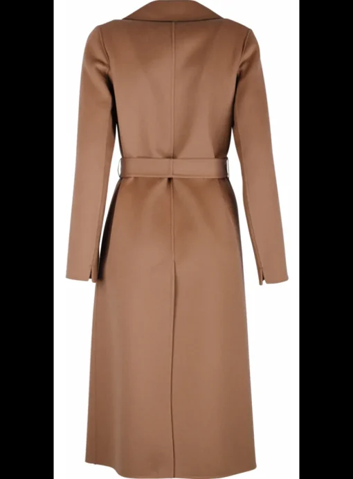 Jas double breasted camel | DELSCHER. Fashion