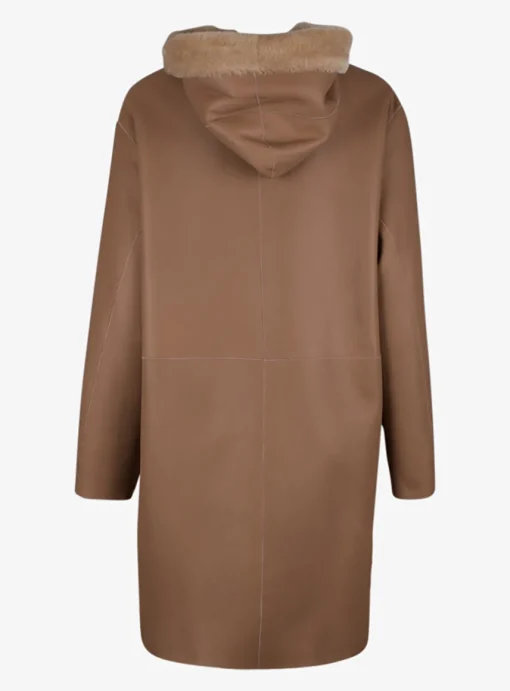 Jas Lammy camel | DELSCHER. Fashion