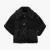 Jas newterzo1 kort teddy zwart | DELSCHER. Fashion