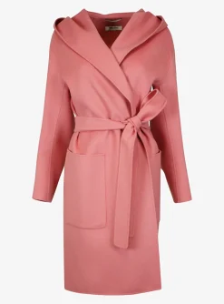 Jas priscila capuchon roze | DELSCHER. Fashion