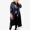 Jas raincoat lak marine | DELSCHER. Fashion