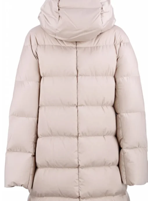 Jas step capuchon beige | DELSCHER. Fashion