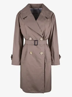 Jas trenchcoat camel | DELSCHER. Fashion