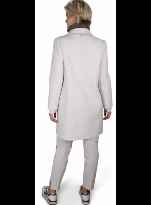Jas wol offwhite | DELSCHER. Fashion