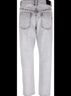 Jeans faded lichtgrijs | DELSCHER. Fashion