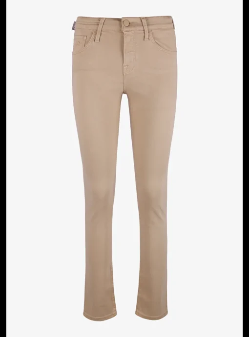 Jeans Kimberly beige | DELSCHER. Fashion