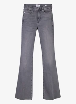 Jeans Le high flare grijs | DELSCHER. Fashion