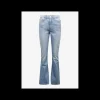 Jeans Le super high rise mini boot blauw | DELSCHER. Fashion