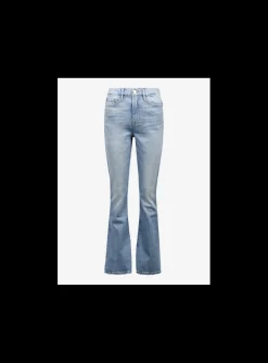 Jeans Le super high rise mini boot blauw | DELSCHER. Fashion