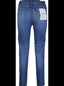 Jeans Le Sylvie Crop ultra-highrise blauw | DELSCHER. Fashion