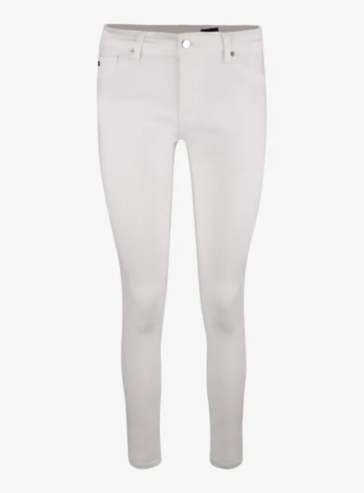 Jeans legging ankle wit | DELSCHER. Fashion