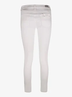 Jeans legging ankle wit | DELSCHER. Fashion