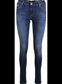 Jeans legging super skinny blauw | DELSCHER. Fashion