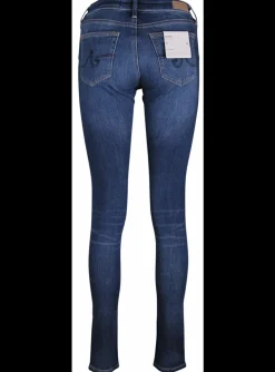Jeans legging super skinny blauw | DELSCHER. Fashion