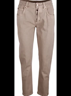 Jeans mom beige | DELSCHER. Fashion