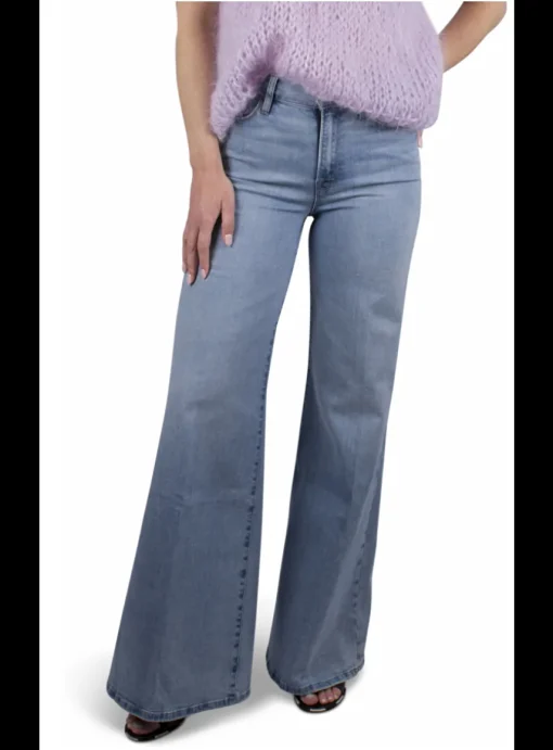 Jeans Palazzo blauw | DELSCHER. Fashion