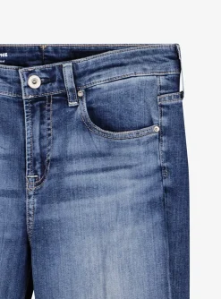 Jeans sophie bootcut mid blauw | DELSCHER. Fashion