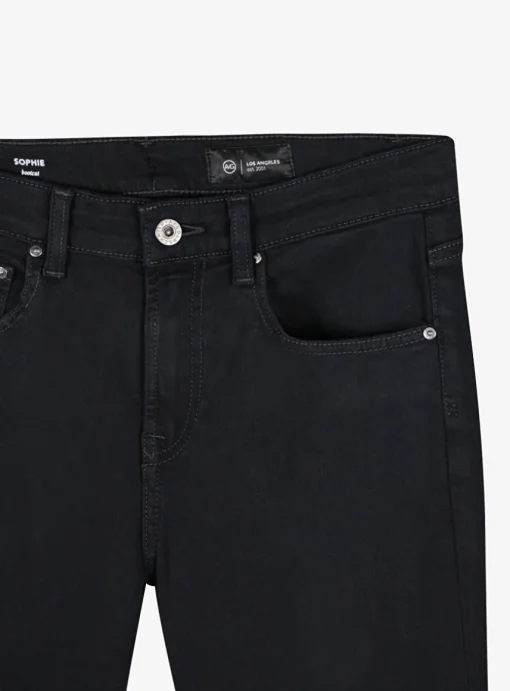 Jeans sophie bootcut mid black | DELSCHER. Fashion