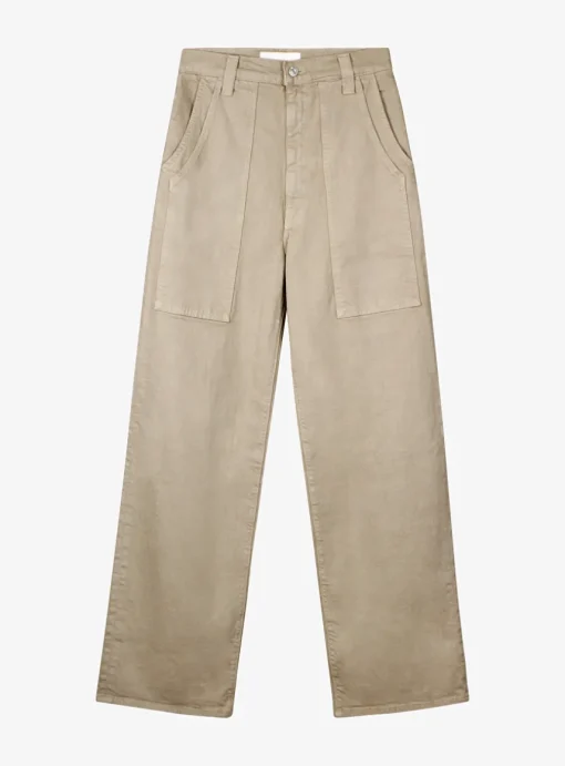 Jeans the quartet double pocket beige | DELSCHER. Fashion