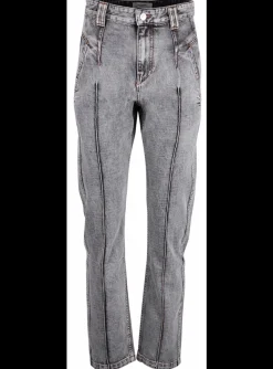 Jeans Tijackom faded grijs | DELSCHER. Fashion