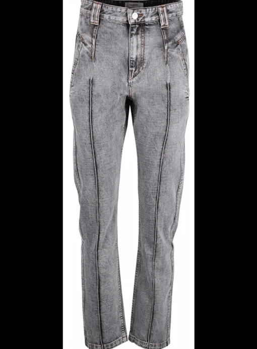Jeans Tijackom faded grijs | DELSCHER. Fashion