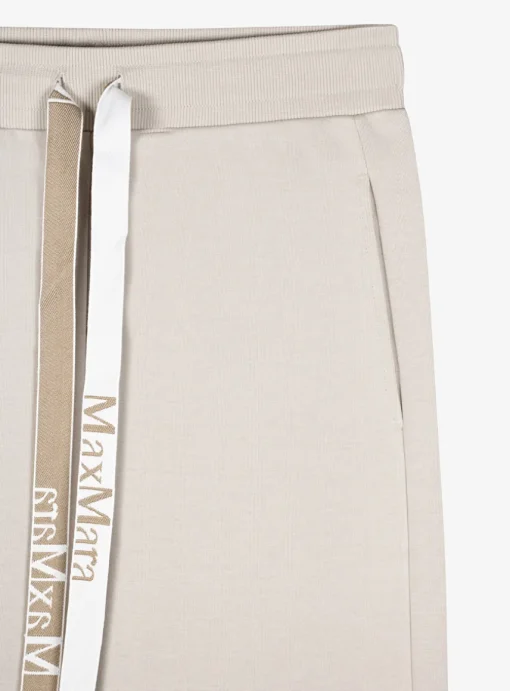 Jersey jogger beige Bali | DELSCHER. Fashion