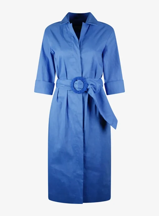Jurk croatie blauw | DELSCHER. Fashion