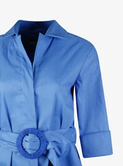 Jurk croatie blauw | DELSCHER. Fashion