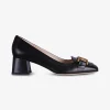 Kate Pump leder zwart | DELSCHER. Fashion