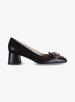 Kate Pump leder zwart | DELSCHER. Fashion